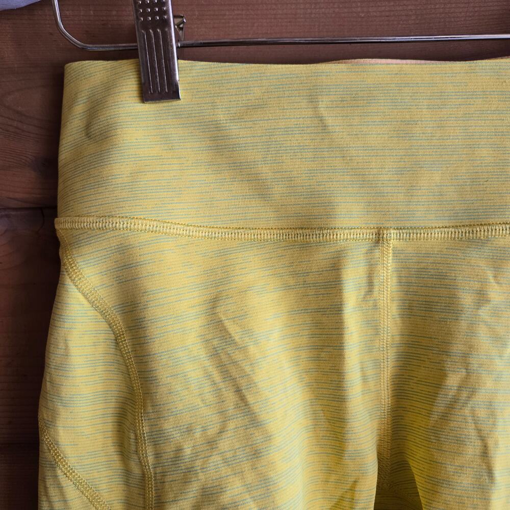 Outdoor Voices Shorts Core Tech Sweat 7" Yellow Small Biker Compression HR Gym - Picture 5 of 6